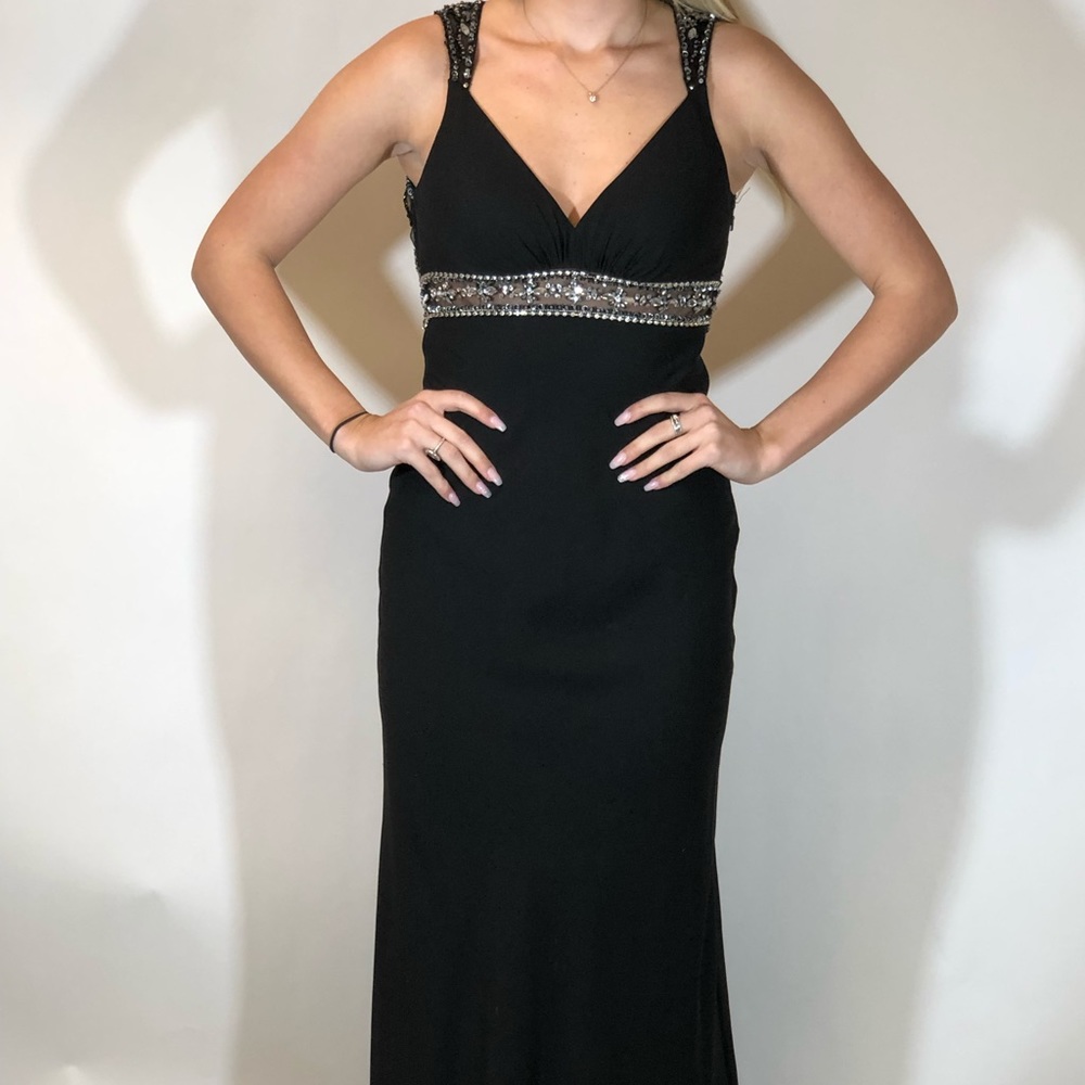 Black Couture Prom Dress
